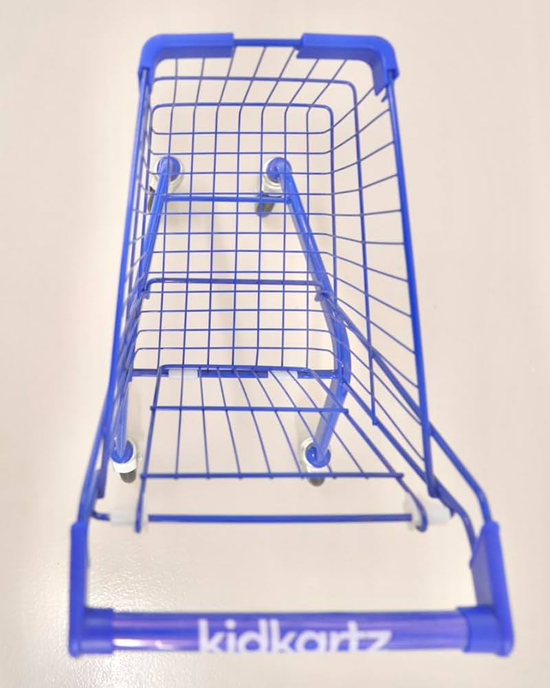 KidKartz Metal Shopping Cart for Kids, Functional Daily